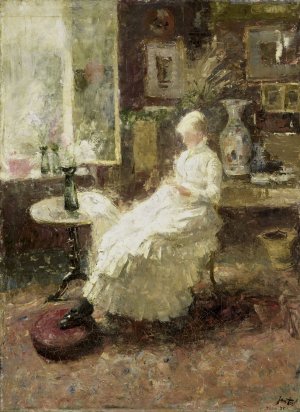 Annie Hall te Lissadell, Surrey by Jan Toorop Oil Painting