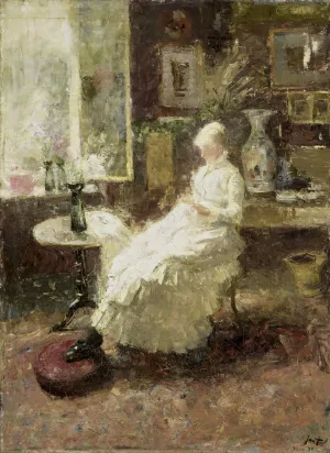 Annie Hall te Lissadell, Surrey by Jan Toorop Oil Painting