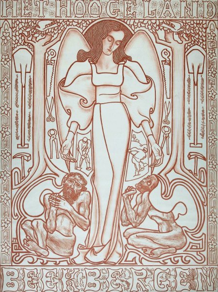 Het Hooge Land, Beekbergen  by Jan Toorop - Hand-Painted Oil Painting Reproduction
