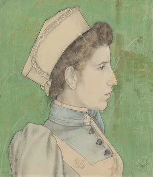 Portrait of Nurse Nelly by Jan Toorop Oil Painting