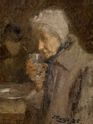 The Good Drink by Jan Toorop Oil Painting