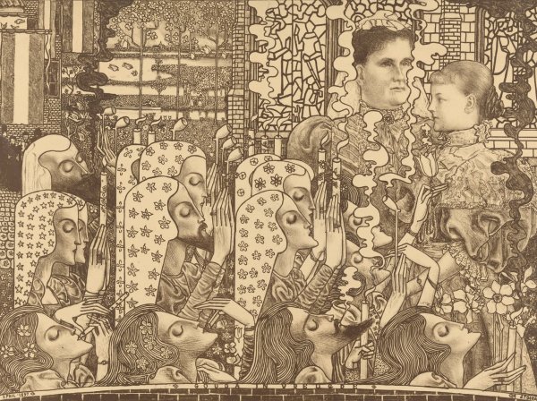 Verheugd Gouda  by Jan Toorop - Hand-Painted Oil Painting Reproduction
