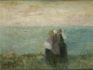 Vrouwen aan zee by Jan Toorop Oil Painting