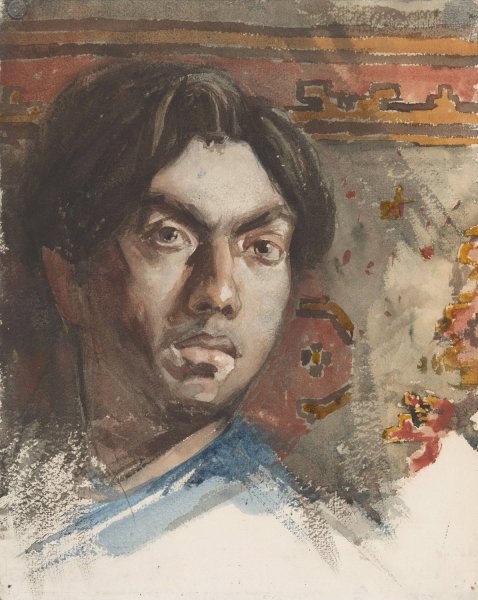 Zelfportret van Jan Toorop  by Jan Toorop - Hand-Painted Oil Painting Reproduction