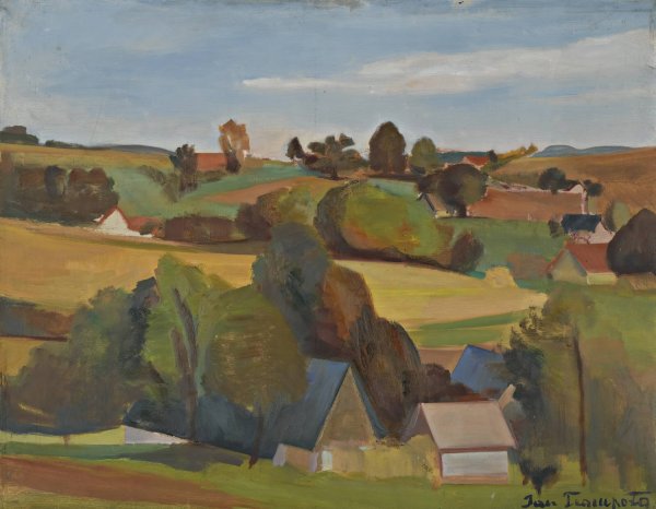 Main Product Photo of Bohemian Landscape Painting by Jan Trampota