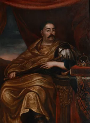 Portrait of John III Sobieski by Jan Tricius Oil Painting