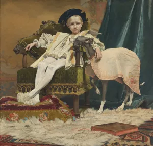 Charles V as a Child Oil painting by Jan Van Beers