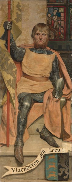 Jan Borluut, Patrician of Ghent by Jan Van Beers Oil Painting