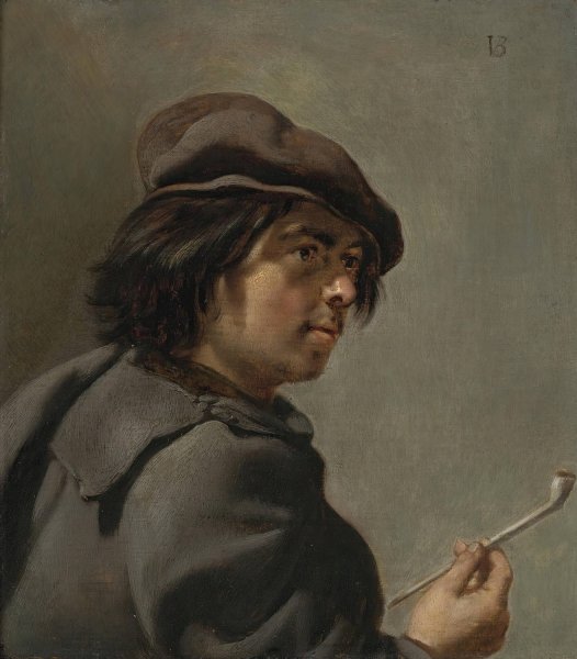 A Smoker by Jan Van Bijlert - Hand-Painted Oil Painting Reproduction