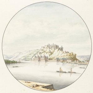 Kasteel Ehrenbreitstein by Jan Van Call The Elder Oil Painting