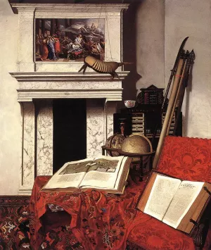 Still-Life with Rarities painting by Jan Van Der Heyden