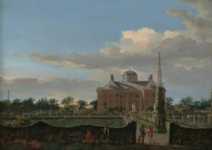 The Huis ten Bosch at The Hague and Its Formal Garden by Jan Van Der Heyden Oil Painting