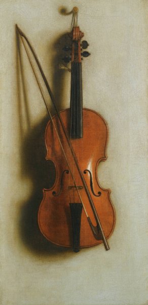 Portrait Of A Violin by Jan Van Der Vaart Oil Painting