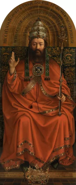 God Almighty by Jan Van Eyck Oil Painting