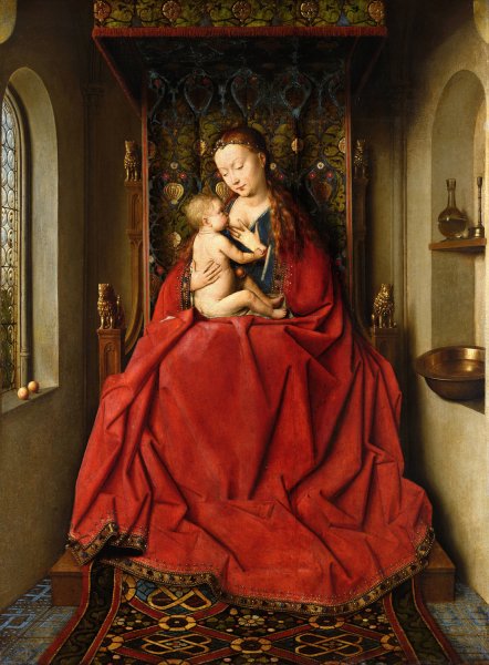 Main Product Photo of Lucca Madonna  Painting by Jan Van Eyck