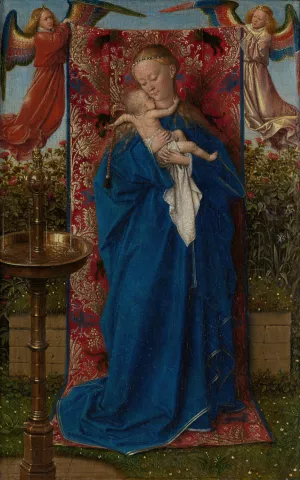 Madonna at the Fountain by Jan Van Eyck Oil Painting