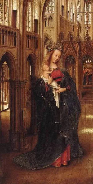 Madonna in the Church by Jan Van Eyck Oil Painting