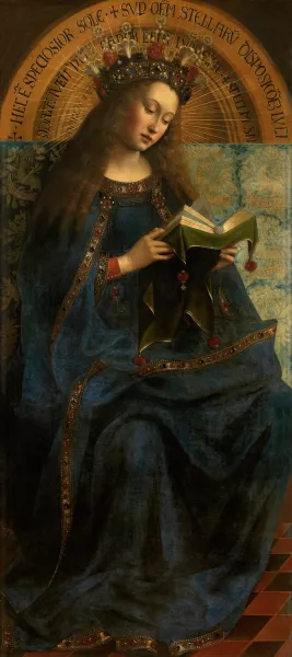 Mary by Jan Van Eyck Oil Painting