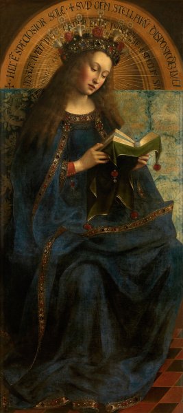 Main Product Photo of Mary Painting by Jan Van Eyck