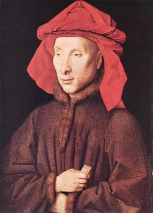 Portrait of Giovanni Arnolfini by Jan Van Eyck Oil Painting