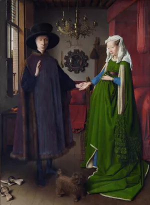 The Arnolfini Portrait by Jan Van Eyck Oil Painting