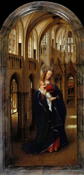 The Madonna in the Church by Jan Van Eyck Oil Painting