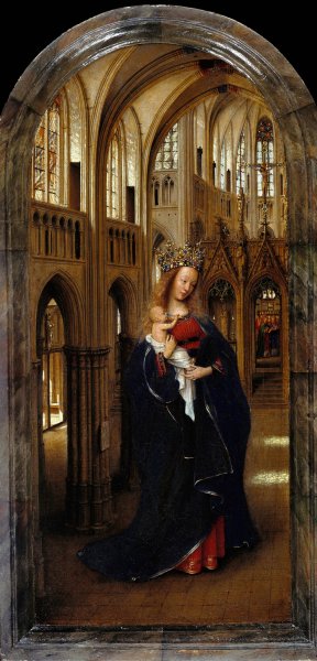 Main Product Photo of The Madonna in the Church  Painting by Jan Van Eyck