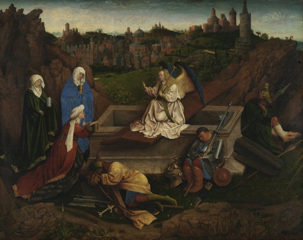 Main Product Photo of The Three Marys at the Tomb  Painting by Jan Van Eyck