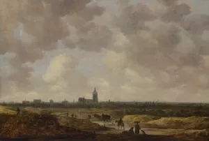 A View of The Hague from the Northwest Oil painting by Jan Van Goyen