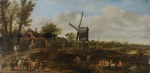 Dutch Landscape by Jan Van Goyen Oil Painting