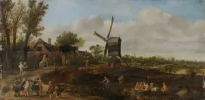 Dutch Landscape by Jan Van Goyen Oil Painting