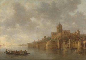 The Valkhof in Nijmegen by Jan Van Goyen Oil Painting