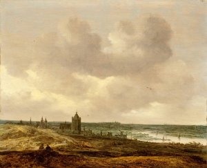 View of Arnhem by Jan Van Goyen Oil Painting