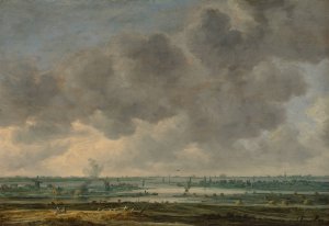 View of Haarlem and the Haarlemmer Meer by Jan Van Goyen Oil Painting