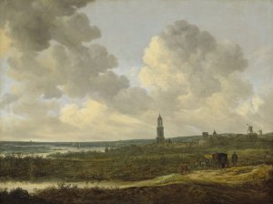 View of Rhenen by Jan Van Goyen Oil Painting