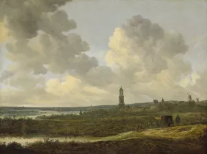 View of Rhenen by Jan Van Goyen Oil Painting
