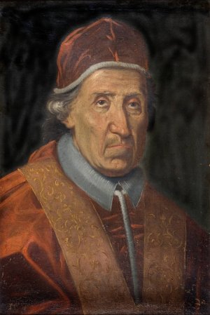 Portret van Paus Clemens XI by Jan Van Helmont Oil Painting