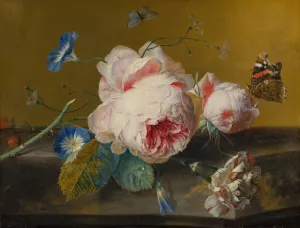 Flower Still Life by Jan Van Huysum Oil Painting