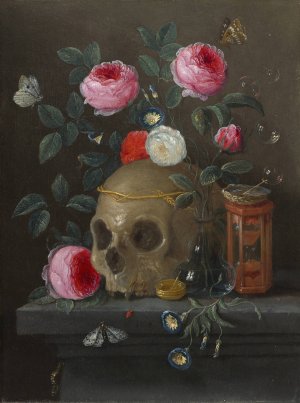 Vanitas Still Life by Jan Van Kessel The Elder Oil Painting