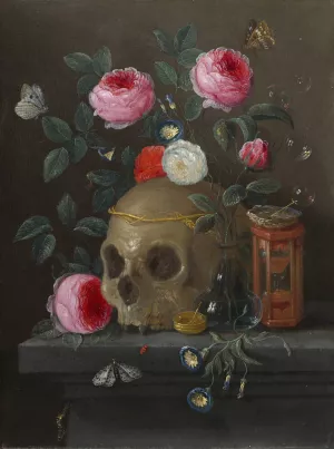 Vanitas Still Life by Jan Van Kessel The Elder Oil Painting