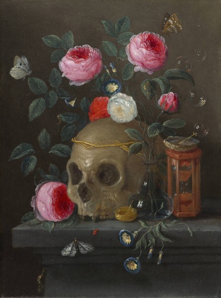 Main Product Photo of Vanitas Still Life  Painting by Jan Van Kessel The Elder