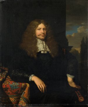 Cornelis Backer by Jan Van Mieris Oil Painting