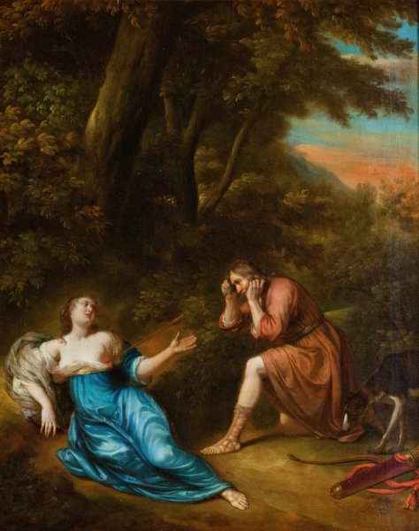 Main Product Photo of Death of Procris  Painting by Jan Van Neck