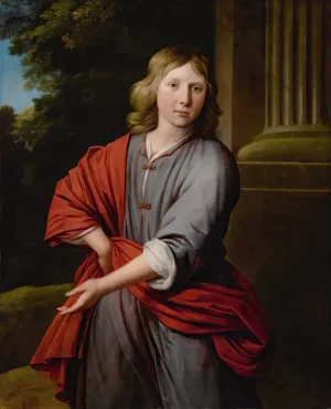 Portrait of a Boy Oil painting by Jan Van Neck