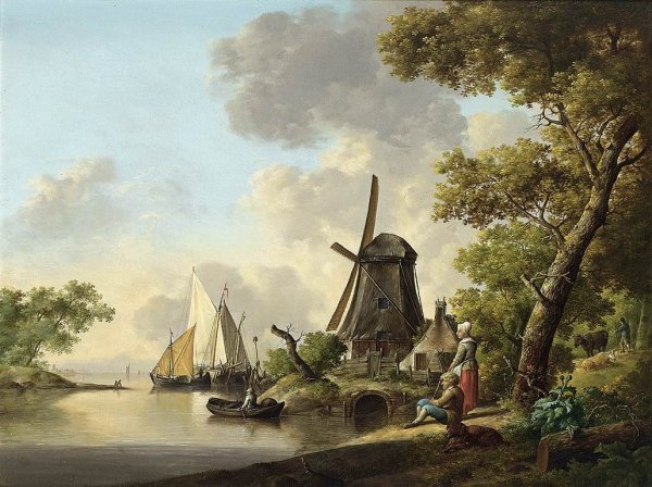 Main Product Photo of Summer Landscape Painting by Jan Van Os