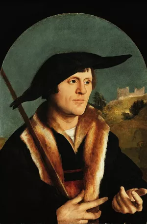 Pilgrim by Jan Van Scorel Oil Painting