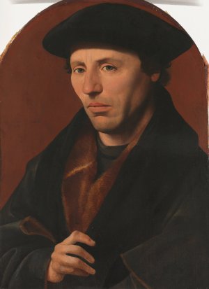 Portrait of a Haarlem Citizen by Jan Van Scorel Oil Painting