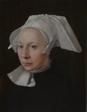 Portrait of a Woman by Jan Van Scorel Oil Painting