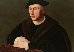 Portrait of Joris van Egmond by Jan Van Scorel Oil Painting