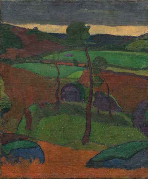 Breton Landscape  by Jan Verkade - Hand-Painted Oil Painting Reproduction